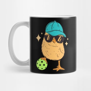 Cool Pickleball Chick Funny Player Mug